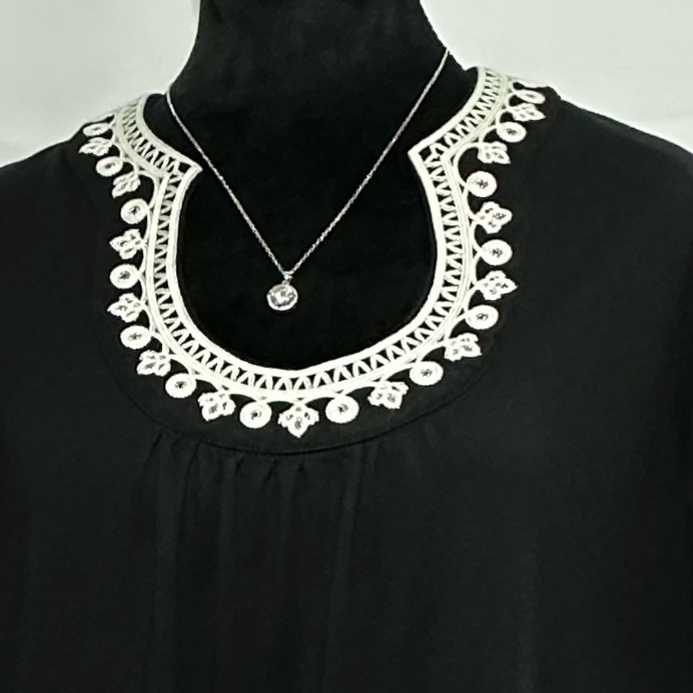 EUC I-N-C Embroidered dress
